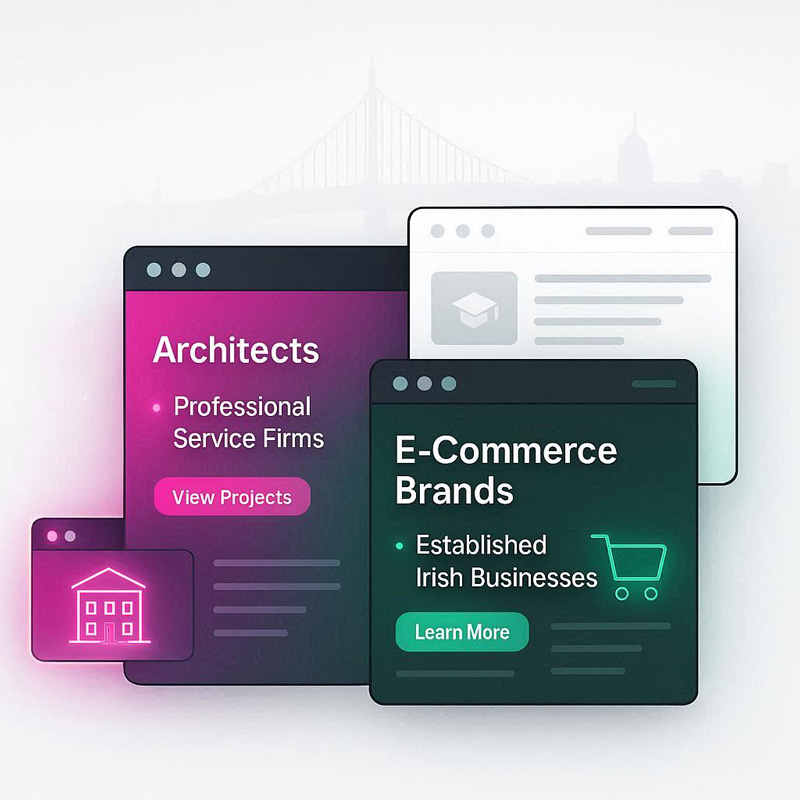 High-performance WordPress websites for architects, education providers and Irish enterprises